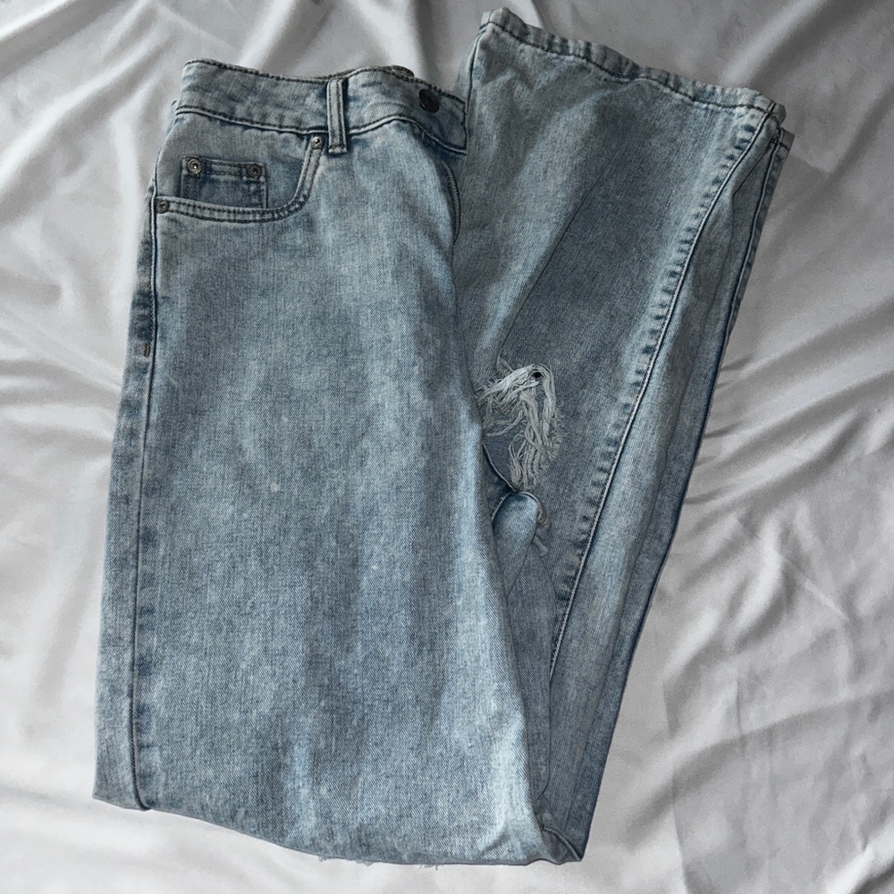 Wide leg jeans